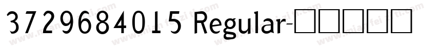 3729684015 Regular字体转换